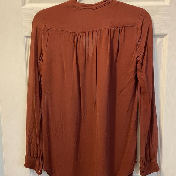 Vintage Babaton Silk Georgette Blouse - Picture 3 of 3